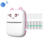Imprimante thermique Bluetooth sans fil C9 Mini, avec 1 rouleau de papier, avec 5 papiers, avec 10 papiers, avec 5 papiers autocollants, avec 5 papiers et 5 autocollants, avec 5 papiers, 5 autocollants et 3 papiers colorés