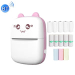 Imprimante thermique Bluetooth sans fil C9 Mini, avec 1 rouleau de papier, avec 5 papiers, avec 10 papiers, avec 5 papiers autocollants, avec 5 papiers et 5 autocollants, avec 5 papiers, 5 autocollants et 3 papiers colorés