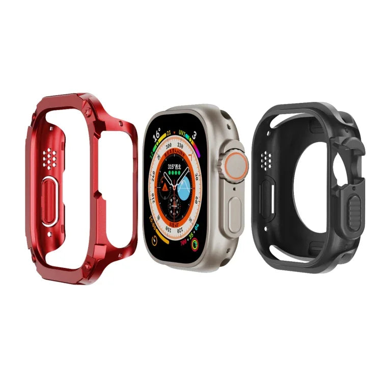 Étui de montre hybride 2 en 1 en PC et TPU.