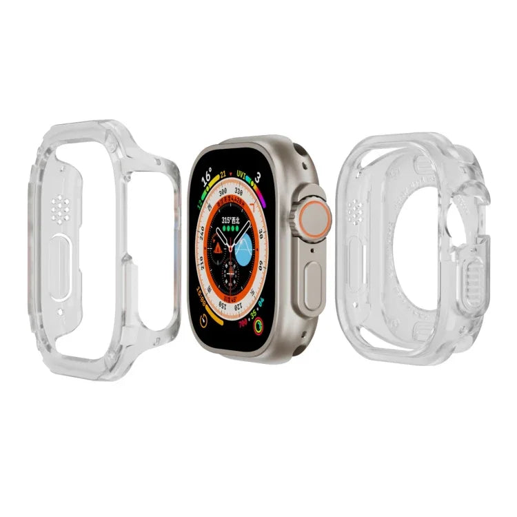 Étui de montre hybride 2 en 1 en PC et TPU.
