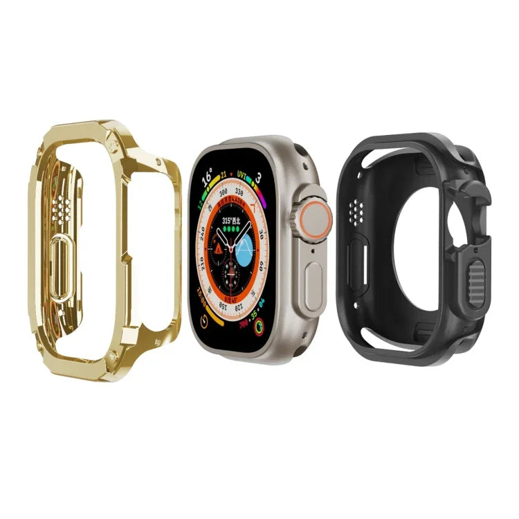Étui de montre hybride 2 en 1 en PC et TPU.