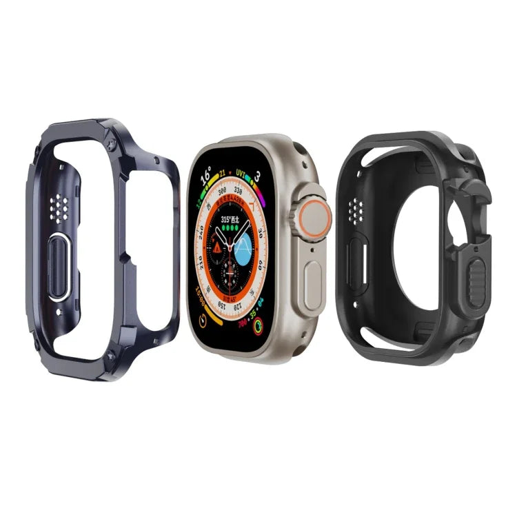 Étui de montre hybride 2 en 1 en PC et TPU.