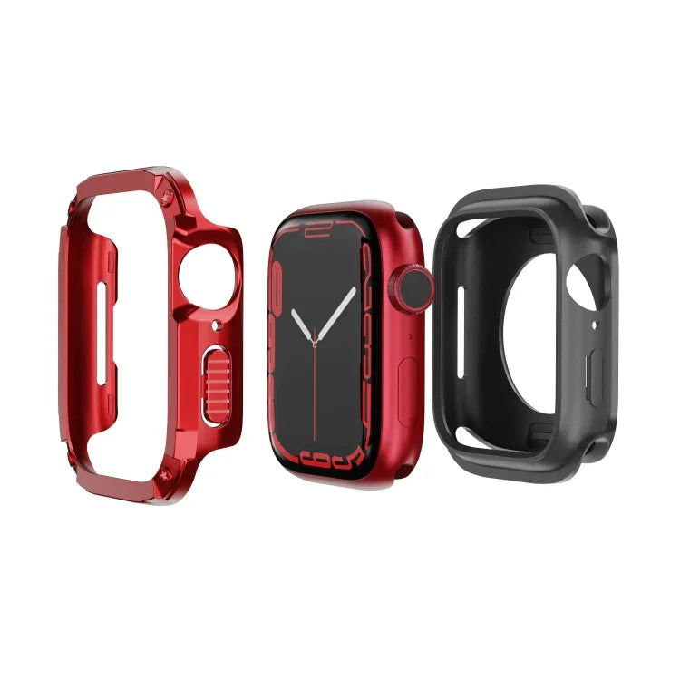 Étui de montre hybride 2 en 1 en PC et TPU.