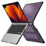 Coque de protection translucide pour ordinateur portable, pour MacBook Pro 14,2 pouces 2023/2021, pour MacBook Pro 13,3 pouces A2338