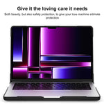 Coque de protection translucide pour ordinateur portable, pour MacBook Pro 14,2 pouces 2023/2021, pour MacBook Pro 13,3 pouces A2338