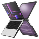 Coque de protection translucide pour ordinateur portable, pour MacBook Pro 14,2 pouces 2023/2021, pour MacBook Pro 13,3 pouces A2338