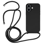 Coque en silicone liquide avec cordon bandoulière, pour iPhone 17 Pro Max, pour iPhone 17 Pro, pour iPhone 17, pour iPhone Air