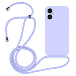 Coque en silicone liquide avec cordon bandoulière, pour iPhone 17 Pro Max, pour iPhone 17 Pro, pour iPhone 17, pour iPhone Air