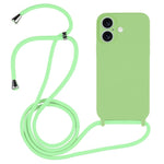 Coque en silicone liquide avec cordon bandoulière, pour iPhone 17 Pro Max, pour iPhone 17 Pro, pour iPhone 17, pour iPhone Air