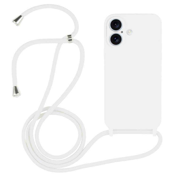 Coque en silicone liquide avec cordon bandoulière, pour iPhone 17 Pro Max, pour iPhone 17 Pro, pour iPhone 17, pour iPhone Air