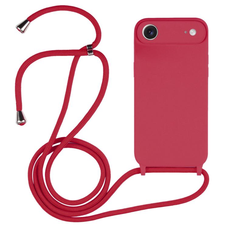 Coque en silicone liquide avec cordon bandoulière, pour iPhone 17 Pro Max, pour iPhone 17 Pro, pour iPhone 17, pour iPhone Air