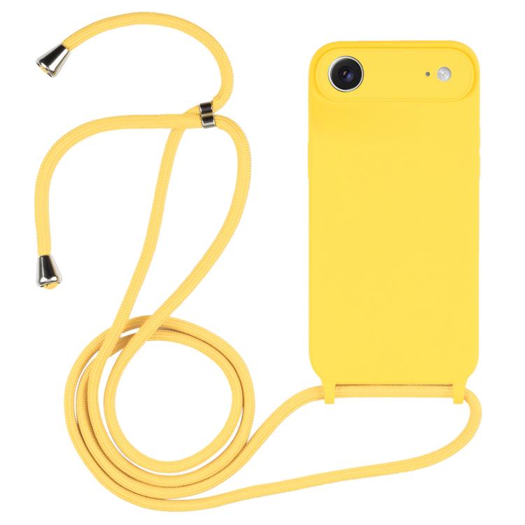 Coque en silicone liquide avec cordon bandoulière, pour iPhone 17 Pro Max, pour iPhone 17 Pro, pour iPhone 17, pour iPhone Air