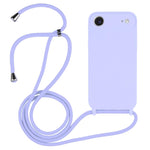 Coque en silicone liquide avec cordon bandoulière, pour iPhone 17 Pro Max, pour iPhone 17 Pro, pour iPhone 17, pour iPhone Air