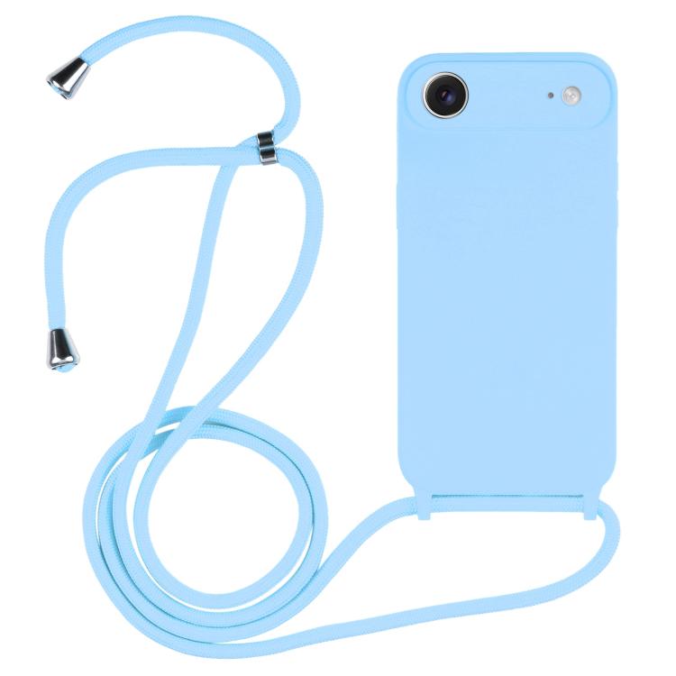 Coque en silicone liquide avec cordon bandoulière, pour iPhone 17 Pro Max, pour iPhone 17 Pro, pour iPhone 17, pour iPhone Air