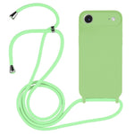 Coque en silicone liquide avec cordon bandoulière, pour iPhone 17 Pro Max, pour iPhone 17 Pro, pour iPhone 17, pour iPhone Air