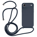 Coque en silicone liquide avec cordon bandoulière, pour iPhone 17 Pro Max, pour iPhone 17 Pro, pour iPhone 17, pour iPhone Air