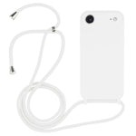 Coque en silicone liquide avec cordon bandoulière, pour iPhone 17 Pro Max, pour iPhone 17 Pro, pour iPhone 17, pour iPhone Air