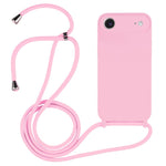 Coque en silicone liquide avec cordon bandoulière, pour iPhone 17 Pro Max, pour iPhone 17 Pro, pour iPhone 17, pour iPhone Air