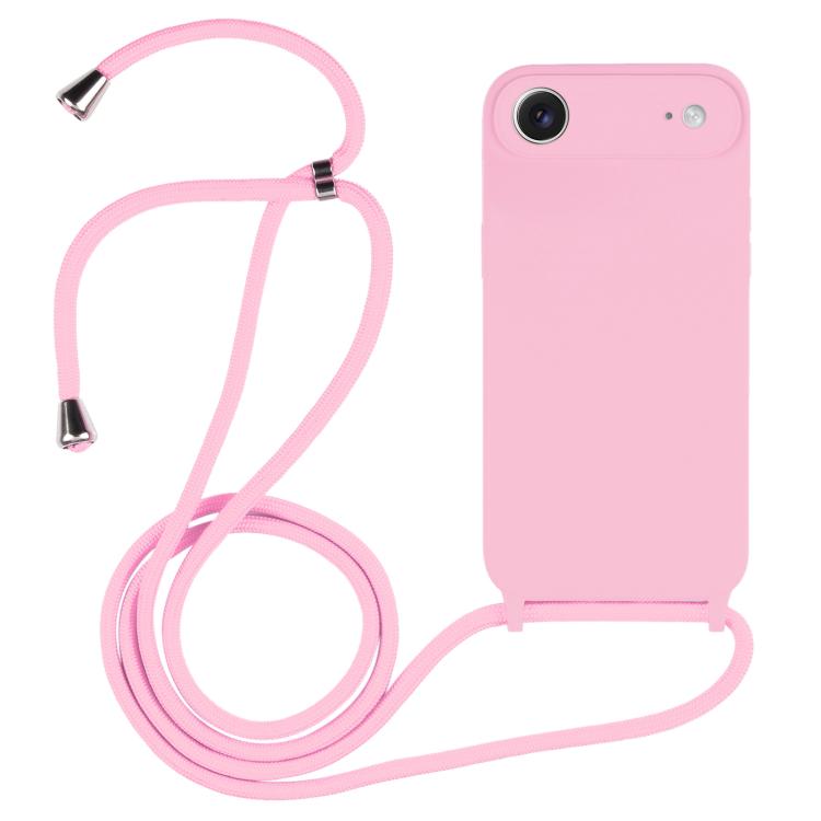 Coque en silicone liquide avec cordon bandoulière, pour iPhone 17 Pro Max, pour iPhone 17 Pro, pour iPhone 17, pour iPhone Air