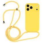 Coque en silicone liquide avec cordon bandoulière, pour iPhone 17 Pro Max, pour iPhone 17 Pro, pour iPhone 17, pour iPhone Air