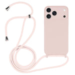 Coque en silicone liquide avec cordon bandoulière, pour iPhone 17 Pro Max, pour iPhone 17 Pro, pour iPhone 17, pour iPhone Air