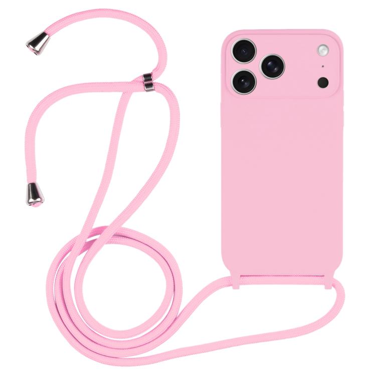 Coque en silicone liquide avec cordon bandoulière, pour iPhone 17 Pro Max, pour iPhone 17 Pro, pour iPhone 17, pour iPhone Air
