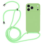 Coque en silicone liquide avec cordon bandoulière, pour iPhone 17 Pro Max, pour iPhone 17 Pro, pour iPhone 17, pour iPhone Air