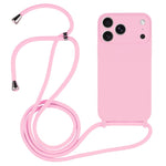 Coque en silicone liquide avec cordon bandoulière, pour iPhone 17 Pro Max, pour iPhone 17 Pro, pour iPhone 17, pour iPhone Air