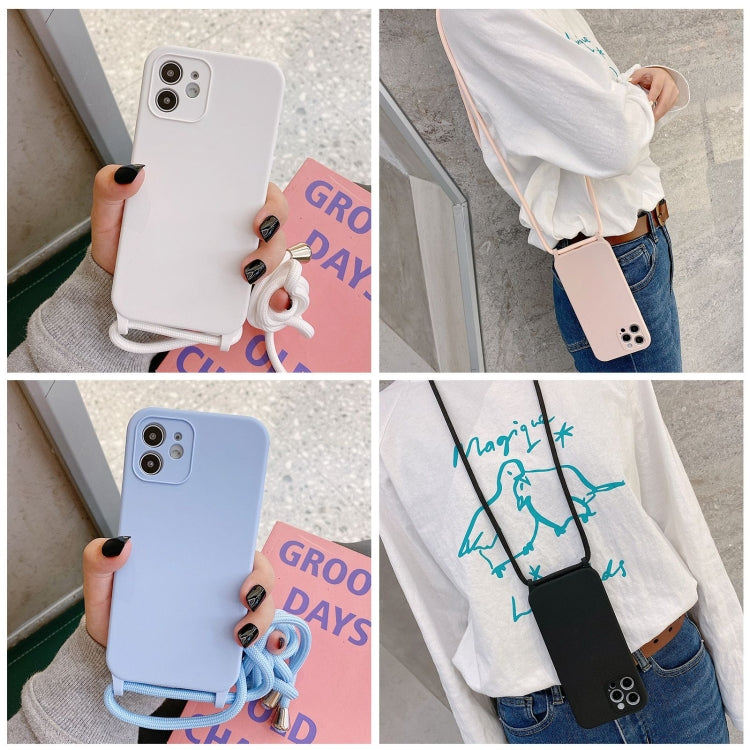 Coque en silicone liquide avec cordon bandoulière, pour iPhone 17 Pro Max, pour iPhone 17 Pro, pour iPhone 17, pour iPhone Air