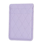 BFK11 Diamond Lattice Card Bag Mobile Phone Back Sticker