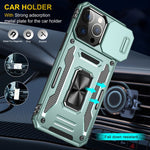 Coque de téléphone Armor PC + TPU avec protection de caméra, Pour iPhone 16 Pro, Pour iPhone 16 Plus, Pour iPhone 16, Pour iPhone 15 Pro Max, Pour iPhone 15 Pro, Pour iPhone 15 Plus