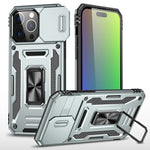Coque de téléphone Armor PC + TPU avec protection de caméra, Pour iPhone 16 Pro, Pour iPhone 16 Plus, Pour iPhone 16, Pour iPhone 15 Pro Max, Pour iPhone 15 Pro, Pour iPhone 15 Plus