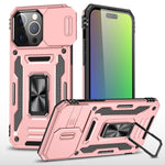 Coque de téléphone Armor PC + TPU avec protection de caméra, Pour iPhone 16 Pro, Pour iPhone 16 Plus, Pour iPhone 16, Pour iPhone 15 Pro Max, Pour iPhone 15 Pro, Pour iPhone 15 Plus