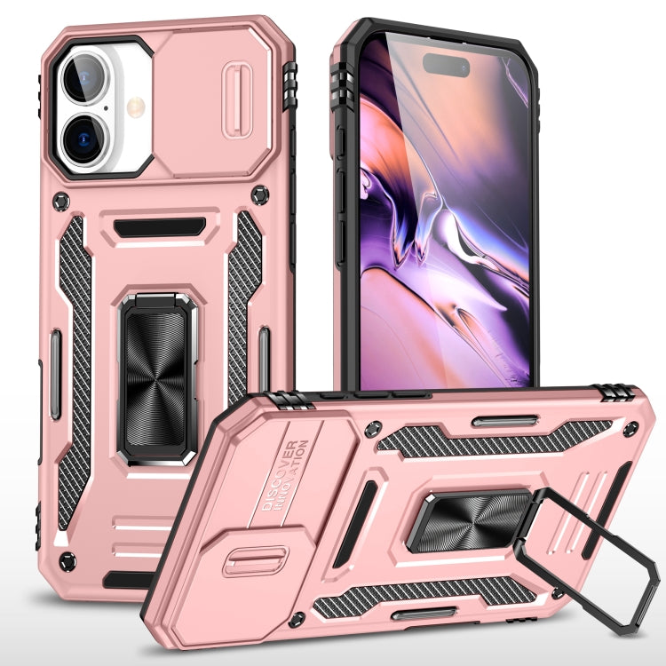 Coque de téléphone Armor PC + TPU avec protection de caméra, Pour iPhone 16 Pro, Pour iPhone 16 Plus, Pour iPhone 16, Pour iPhone 15 Pro Max, Pour iPhone 15 Pro, Pour iPhone 15 Plus