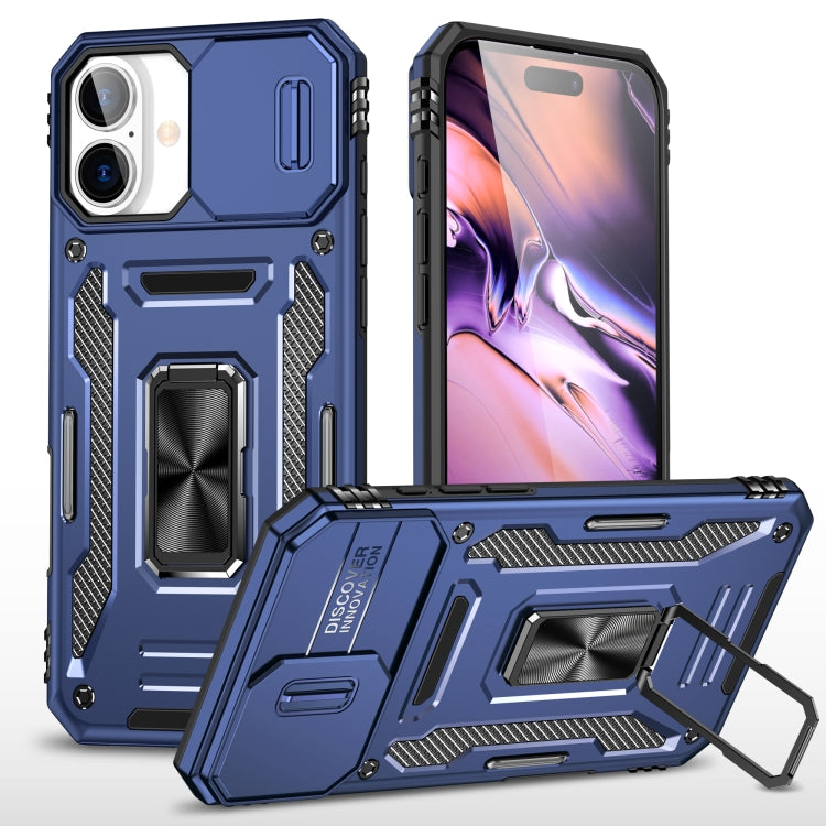 Coque de téléphone Armor PC + TPU avec protection de caméra, Pour iPhone 16 Pro, Pour iPhone 16 Plus, Pour iPhone 16, Pour iPhone 15 Pro Max, Pour iPhone 15 Pro, Pour iPhone 15 Plus