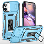 Coque de téléphone Armor PC + TPU avec protection de caméra, Pour iPhone 16 Pro, Pour iPhone 16 Plus, Pour iPhone 16, Pour iPhone 15 Pro Max, Pour iPhone 15 Pro, Pour iPhone 15 Plus