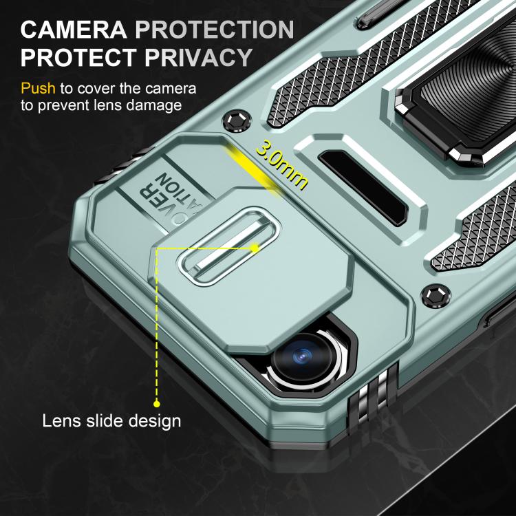 Coque de téléphone de protection PC + TPU avec protection d'appareil photo, pour iPhone 17e / 16e, pour iPhone 17 Pro Max, pour iPhone 17 Pro, pour iPhone 17, pour iPhone Air, pour iPhone 16 Pro Max