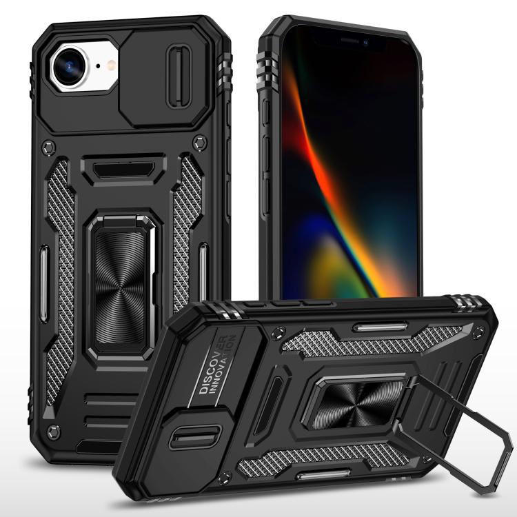 Coque de téléphone de protection PC + TPU avec protection d'appareil photo, pour iPhone 17e / 16e, pour iPhone 17 Pro Max, pour iPhone 17 Pro, pour iPhone 17, pour iPhone Air, pour iPhone 16 Pro Max