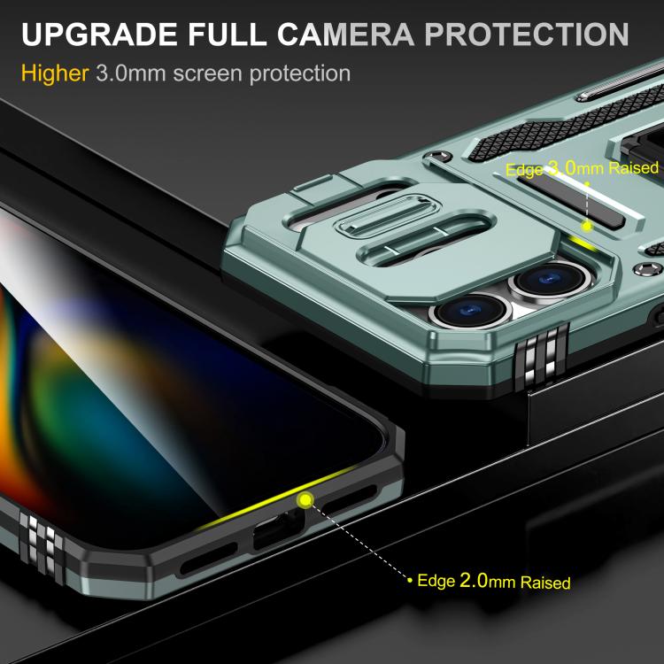 Coque de téléphone de protection PC + TPU avec protection d'appareil photo, pour iPhone 17e / 16e, pour iPhone 17 Pro Max, pour iPhone 17 Pro, pour iPhone 17, pour iPhone Air, pour iPhone 16 Pro Max