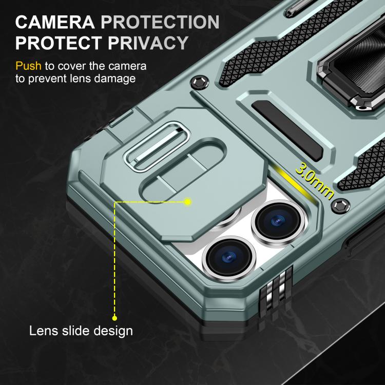 Coque de téléphone de protection PC + TPU avec protection d'appareil photo, pour iPhone 17e / 16e, pour iPhone 17 Pro Max, pour iPhone 17 Pro, pour iPhone 17, pour iPhone Air, pour iPhone 16 Pro Max
