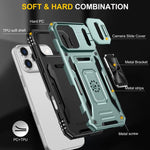 Coque de téléphone de protection PC + TPU avec protection d'appareil photo, pour iPhone 17e / 16e, pour iPhone 17 Pro Max, pour iPhone 17 Pro, pour iPhone 17, pour iPhone Air, pour iPhone 16 Pro Max