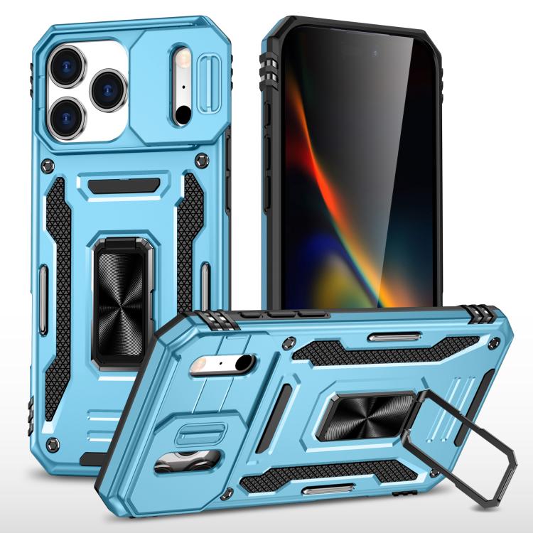 Coque de téléphone de protection PC + TPU avec protection d'appareil photo, pour iPhone 17e / 16e, pour iPhone 17 Pro Max, pour iPhone 17 Pro, pour iPhone 17, pour iPhone Air, pour iPhone 16 Pro Max