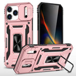 Coque de téléphone de protection PC + TPU avec protection d'appareil photo, pour iPhone 17e / 16e, pour iPhone 17 Pro Max, pour iPhone 17 Pro, pour iPhone 17, pour iPhone Air, pour iPhone 16 Pro Max