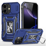 Coque de téléphone de protection PC + TPU avec protection d'appareil photo, pour iPhone 17e / 16e, pour iPhone 17 Pro Max, pour iPhone 17 Pro, pour iPhone 17, pour iPhone Air, pour iPhone 16 Pro Max