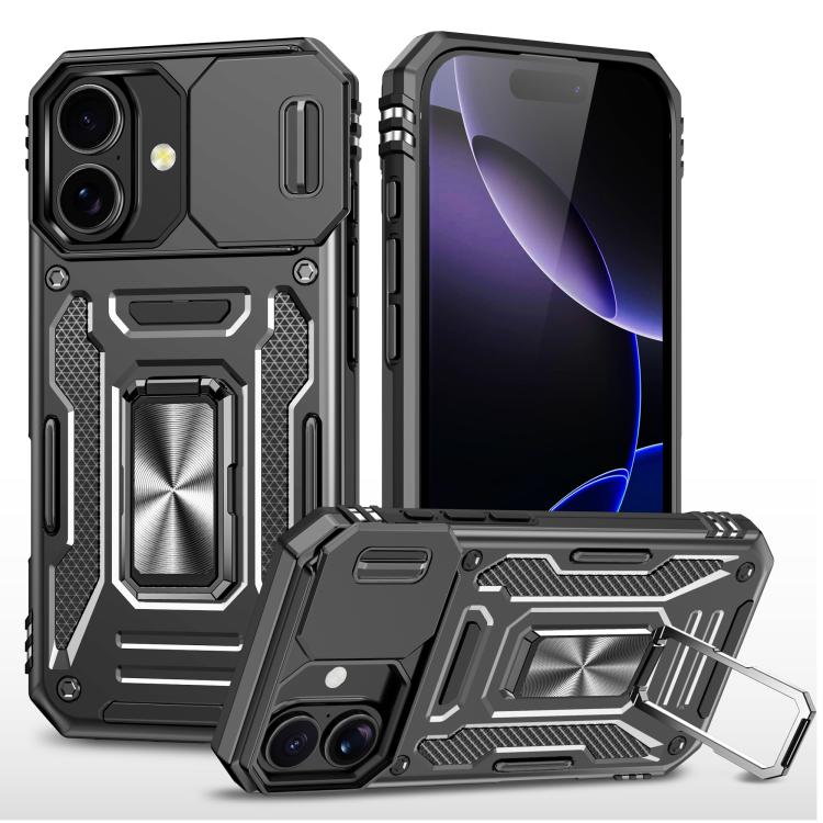 Coque de téléphone de protection PC + TPU avec protection d'appareil photo, pour iPhone 17e / 16e, pour iPhone 17 Pro Max, pour iPhone 17 Pro, pour iPhone 17, pour iPhone Air, pour iPhone 16 Pro Max