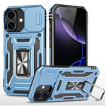 Coque de téléphone de protection PC + TPU avec protection d'appareil photo, pour iPhone 17e / 16e, pour iPhone 17 Pro Max, pour iPhone 17 Pro, pour iPhone 17, pour iPhone Air, pour iPhone 16 Pro Max