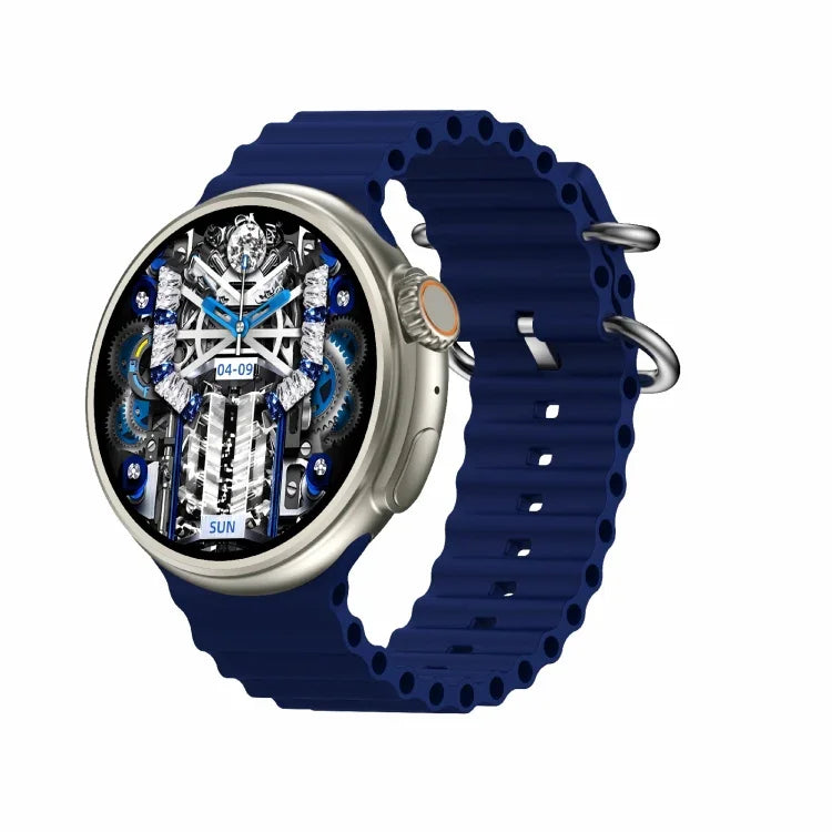 Montre connectée Z78 Ultra avec écran rond HD de 1,52 pouce et surveillance de la fréquence cardiaque et de l'oxygène sanguin