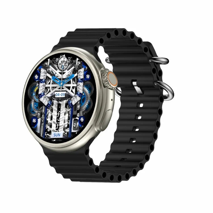 Montre connectée Z78 Ultra avec écran rond HD de 1,52 pouce et surveillance de la fréquence cardiaque et de l'oxygène sanguin