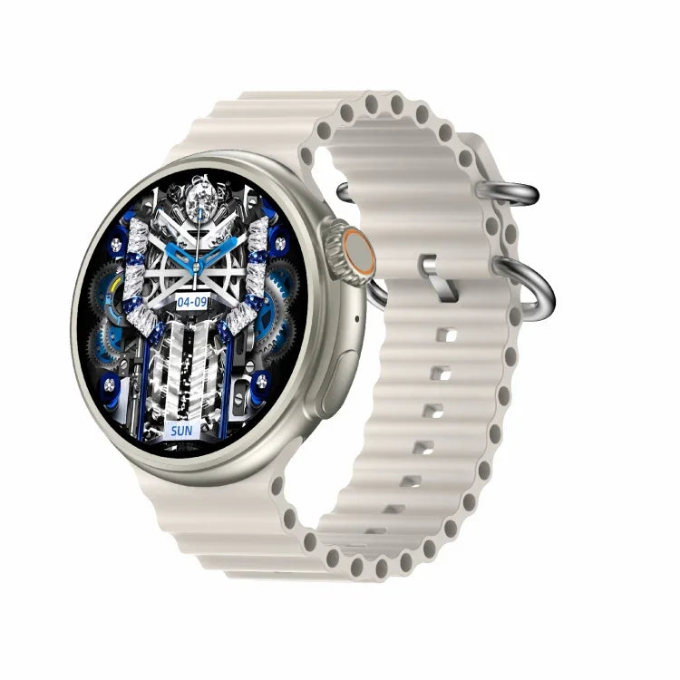 Montre connectée Z78 Ultra avec écran rond HD de 1,52 pouce et surveillance de la fréquence cardiaque et de l'oxygène sanguin