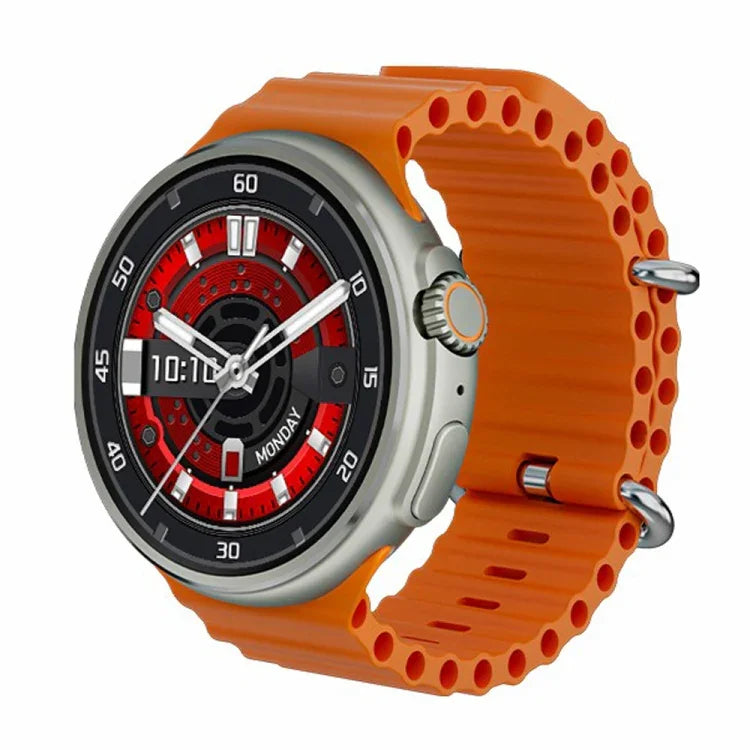Montre connectée V3 Ultra Max avec écran rond TFT de 1,6 pouce, compatible avec les appels vocaux et la surveillance de l'oxygène sanguin